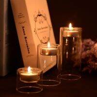 【YF】 Tealight Glass Candle Holders for wedding centerpiece versatile flowers vaseHome Decoration Windowsill