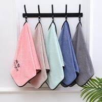 35x75cm Coral Velvet Hand Bath Towel Super Absorbent Quick-Drying Washcloths Sports Handchief Household Bathroom Accessories