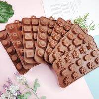 【lz】✸▩▣  Silicone Chocolate Mold para Cozimento Fondant Patisserie Candy Bar Mold Decoração Modo Bolo Acessórios de Cozinha 1Pc