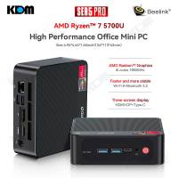 New Beelink SER5 Pro AMD Ryzen 7 5700U Mini PC มินิพีซี 16GB/32GB DDR4 + 1TB M.2 NVMe 8C/16T WiFi 6 Type-C HDMI พอร์ตเอาต์พุต Gigabit Internet Mini Computer