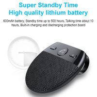 Hot Car Bluetooth V5.0 Wireless Vehicle Car Speakers Compatible Hands-Free Car Kit Bluetooth Speakerphone Sun Visor Car Accessories