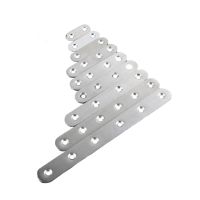 ❁▼ Furniture Corner Protector Stainless Steel Brackets for Fittings Hardware Straight Type