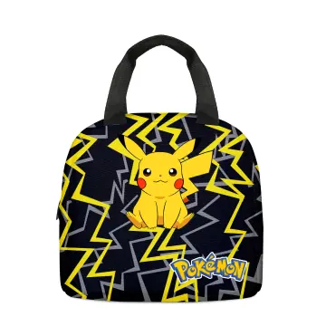 Pokemon Lunch Bag Pikachu Student Lunch Box Bag Cute Cartoon Picnic Bag  Office Worker Portable Lunch