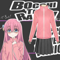 BOCCHI THE ROCK! Cos Hitori Gotoh Coswear Ijichi Nijika Jk Yamada Ryo Kita Ikuyo Cosplay Womens Halloween Costumes Stage Play Costumes Wig|