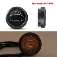 52มม. Digital -30in Hg-35psi Electronic Turbo Boost Gauge Ultra-Thin ประสิทธิภาพสูง Turbo Boost Meter เครื่องวัดสูญญากาศจอแสดงผล Led