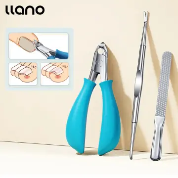 Podiatrist Toenail Clippers, Professional Thick & Ingrown Toe Nail Clippers  For Men & Seniors, Pedicure Clippers Toenail Cutters, Super Sharp Curved B