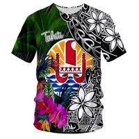 Summer New Mens 3D Printing T-shirt/Tahiti Tribe Polynesia Mens T-Shirt, 3D Printing Sports T-shirt