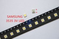 500ชิ้นสำหรับซัมซุง Led จอแอลซีดีแบ็คไลท์แอปพลิเคชั่นทีวี Led แบ็คไลท์1W 3V 3537 3535ไฟแอลอีดีสีขาวสบายตาแอปพลิเคชั่นโทรทัศน์ทีวีจอ Lcd แบ็คไลท์