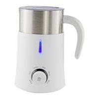 Electric Milk Frother And Milk Frother With Stainless Steel Jug - Automatic Hot/Cold Milk Warmer EU Plug