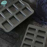 UNQCSA Bakeware ไม่ติด ห้องครัว สแควร์ แม่พิมพ์มัฟฟิน เครื่องมืออบ กระทะก้อน แม่พิมพ์บราวนี่