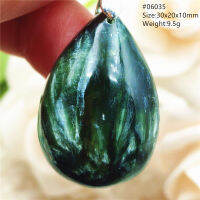 Natural Green Seraphinite Pendant Women Men Water Drop Genuine Seraphinite Necklace Pendant Gemstone Love Gift AAAAAA