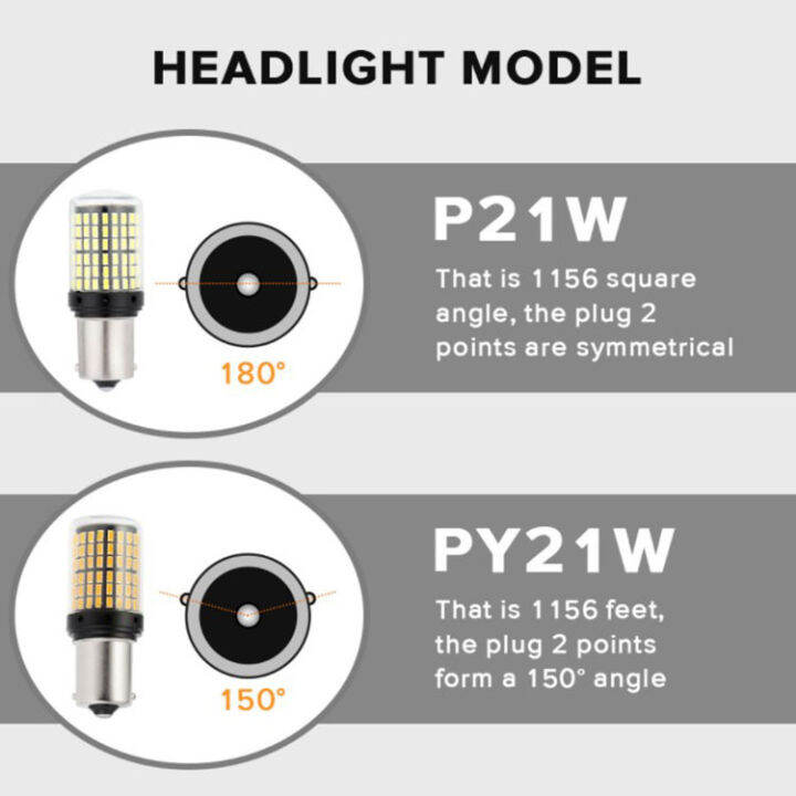 led-144ชิป-ชนิดบรรจุกล่อง-แพ็ค-2-หลอด-ใหม่-ไฟถอย-แพ็ค-2-หลอด-ใหม่-ไฟถอย-led-ติดแช่-ขั้วเขี้ยว-ขั้วบิด-1156-1157-สำหรับรถยนต์-1คู่-หลอดไฟเลี้ยว-ไฟท้ายรถยนต์-ไฟเบรค