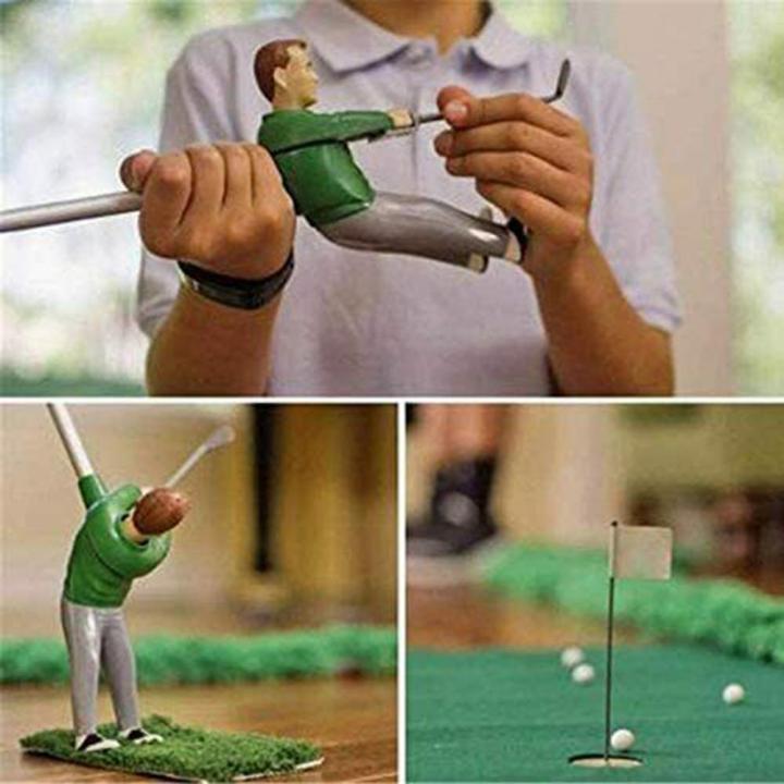 mini-golf-club-doll-set-childrens-games-indoor-parent-child-games-educational-plastic-toys-golf-toys-learning-toys-towels