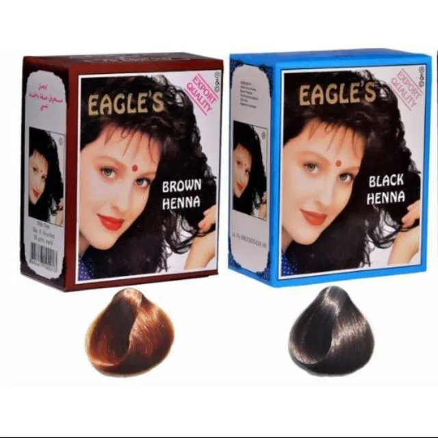 EAGLES HENNA EAGLES HAIR COLOUR DYE BLACK & BROWN Lazada