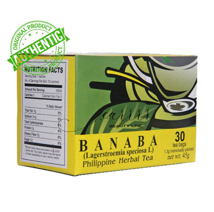 BANABA Philippine Herbal Tea (30 tea bags) Lazada PH