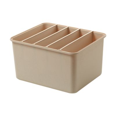 12L Large Clothes Pants Storage Box with Middle Board Closet Stackable Organizer Container Underwear Sock Bra Holder