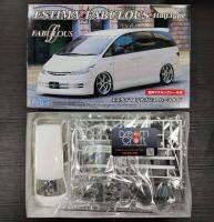 FUJIMI ID71 1/24 Toyota Estima Fabulous Half Type w/Window Frame Masking (โมเดลรถยนต์ Model DreamCraft)