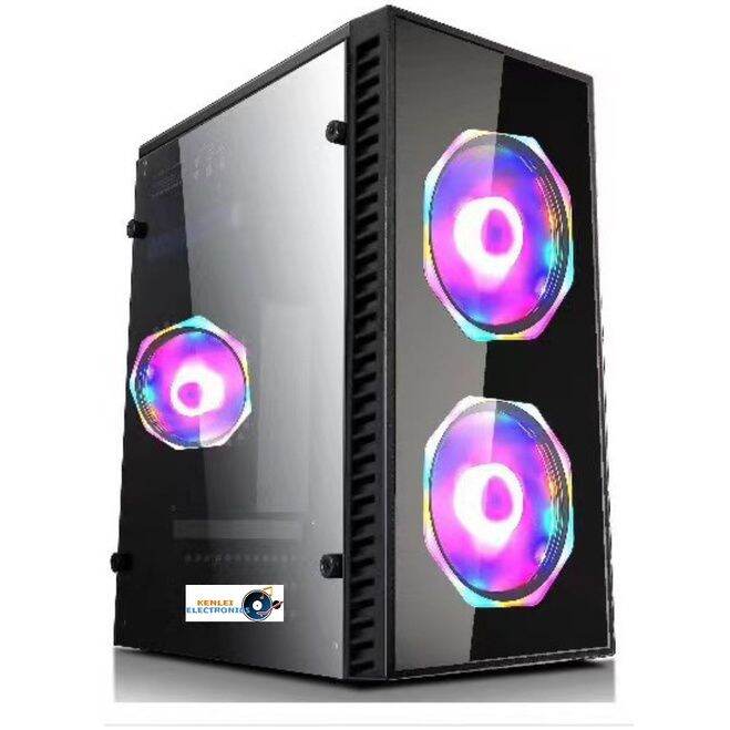 Keytech Terminator Series T800 Tempered Glass Gaming PC Tower Case