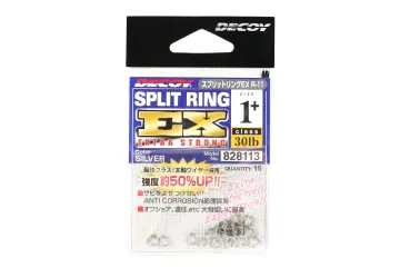 Decoy R-4 Split Rings Light Class Silver Size 2 (7551