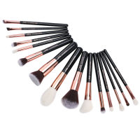 Jessup makeup brushes 15pcs WhiteRose Gold maquiagem professional complete Foundation Powder Definer Shader Liner Blender T220