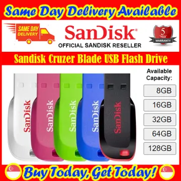 Pendrive USB SanDisk 64GB Cruzer Blade 2.0 SDCZ50-064G-B35