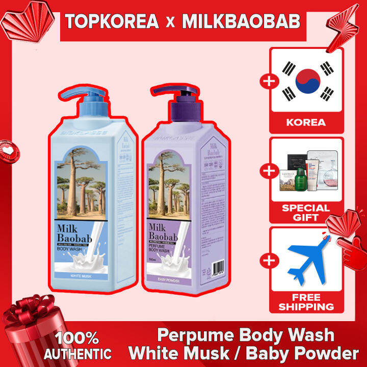 ★MILK BAOBAB★ ""BTS PICK "" perfume body Wash or Shampoo or Treatment