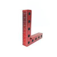 90 Degrees L-Shaped Auxiliary Fixture Splicing board Positioning Panel Fixed clip Aluminium Square Ruler Clip Woodworking tools