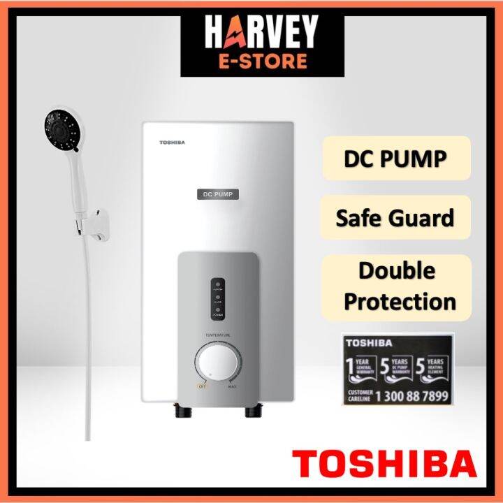 Toshiba Instant Electric Water Heater (With Pump) DSK38S3MW Lazada
