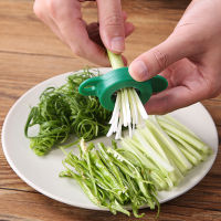 เครื่องขูดอาหารเครื่องตัดผัก Slice สแตนเลสชี้ Scallion Slice Shredder เครื่องมือห้องครัว