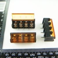 ❡ 50PCS HB9500-9.5-4P / HB9500 9.5mm 4Pin Barrier Terminal Block Pitch 9.5mm Terminal Block With Cover Free Shipping