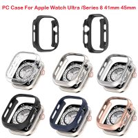 ♤﹍卐 Pokrowiec ochronny na PC do zegarka Apple Series Ultra 49mm pokrowiec ochronny do zegarka Apple Series 8 41mm 45mm