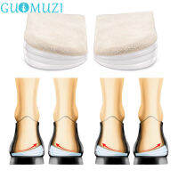 GUOMUZI แผ่นรองฝ่าเท้า4ชั้นสำหรับเท้า O/ X ประเภทขา Valgus Varus แก้ไข Plantar Fasciitis แผ่นเจลรองรองเท้าแม่เหล็กดูแลเท้านวด