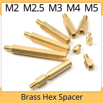 M2 M2.5 M3 Hex Hexagonal Pillar Standoff Spacer Support PCB Brass