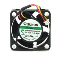 1pcs for SUNON HA40201V4 10000 G99 cooling fan 12V 0.42W 40mm 4020