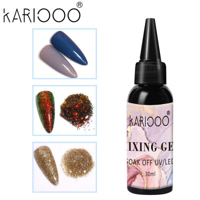 KARIOOO  เจลเบลนสี เจลไล่สี เจลผสม Mixing gel อเนกประสงค์ เกลี่ยสี เกลี่ยกลิตเตอร์ NG232