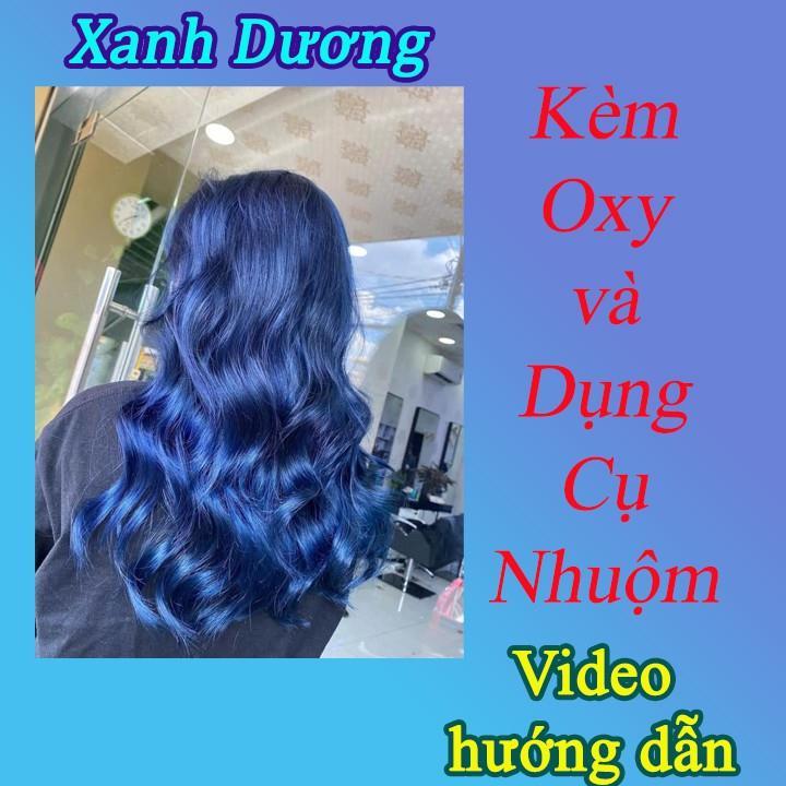 Blue - màu sắc tươi sáng, trẻ trung và cá tính. Nếu bạn đang muốn tô điểm cho mái tóc của mình, giới thiệu đến bạn một kiểu nhuộm đầy thú vị và mới lạ, mang đến vẻ đẹp rực rỡ và tràn đầy năng lượng!