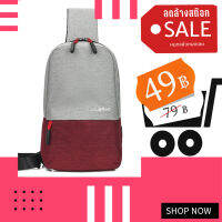 bagsiamshop(BA1174) -i1กระเป๋าคาดอกfashionทรูโทรเรียบง่าย