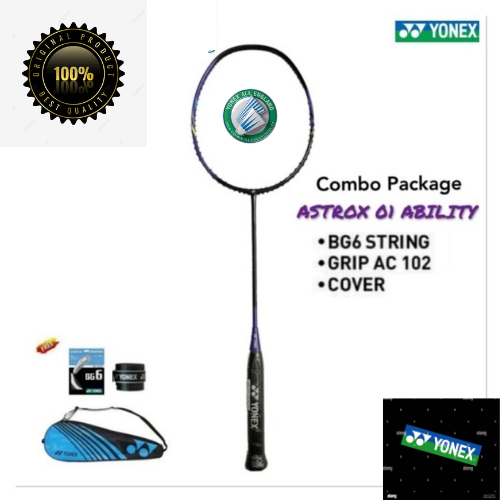 Raket Badminton YONEX ASTROX 01 Series - ASTROX 01 ABILITY Full Set ...