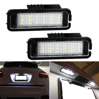 Canbus หมายเลข LED แผ่นเรืองแสงป้ายทะเบียนรถยนต์สำหรับพอร์ชคาเยนน์9Y0 92A 911 997 991 992 Macan 95B Boxster Cayman 987 981