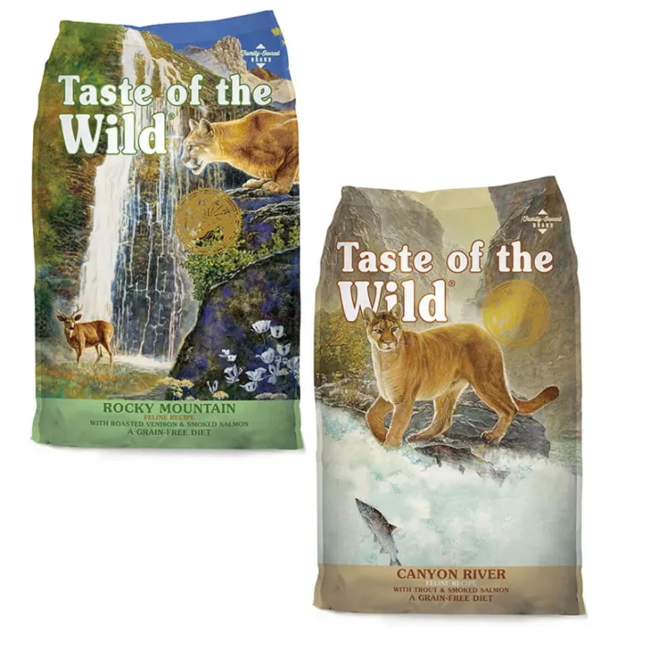 ORIGINAL Taste Of The Wild Cat Food 7kg Rocky Mountain / Canyon River ( TOTW ) MAKANAN KUCING