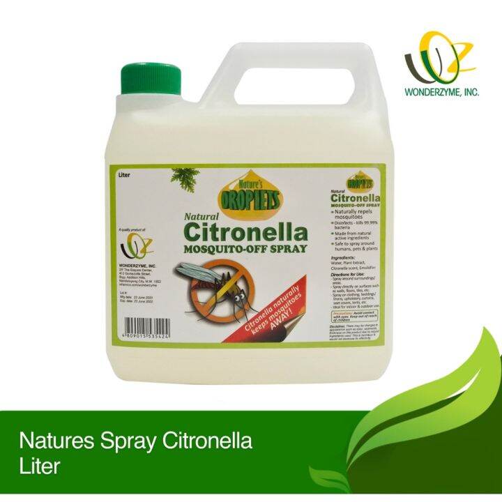 Nature’s Droplets Citronella Natural Mosquito Repellant Off Spray (1