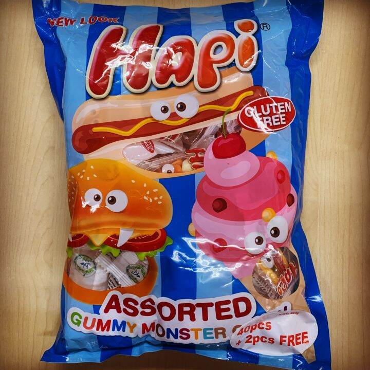 HAPI ASSORTED GUMMY MONSTER CANDY 40PCS (400G) Lazada