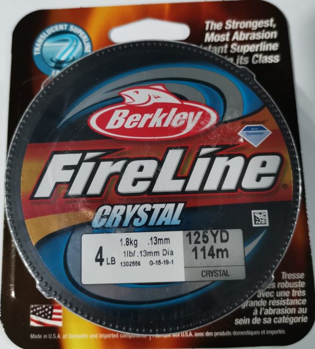Berkley FireLine - 6lb 125yd - Crystal