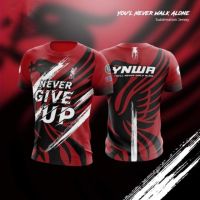 T SHIRT -  （ALL IN STOCK）  2023 Mens T-Shirt Liverpool NEVER GIVE UP Special Edition Fully Sublimated 3DT Shirt Printed Short Sleeves   (FREE NICK NAME LOGO)