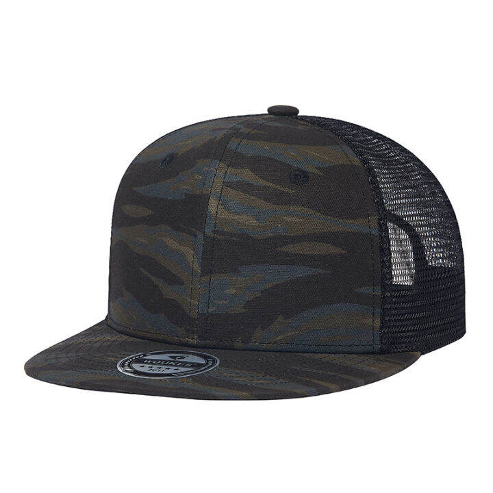 camouflage-baseball-cap-for-men-mesh-trucker-hat-women-fashion-summer-snapback-cap-flat-brim-skateboard-hip-hop-hat-streetwear