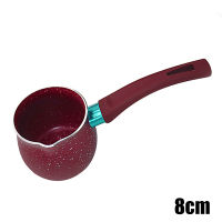 Single Handle Anti-scalding Coffee Pot Non-stick Pan Mini Milk Pot Ceramic Coffee Pot Non-stick Coating Milk Pan HE