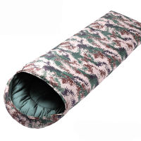 Desert 2654 camouflage cotton sleeping bag 2.5kg thermal cotton outdoor camping Adult sleeping bag 2 can pliced in 1