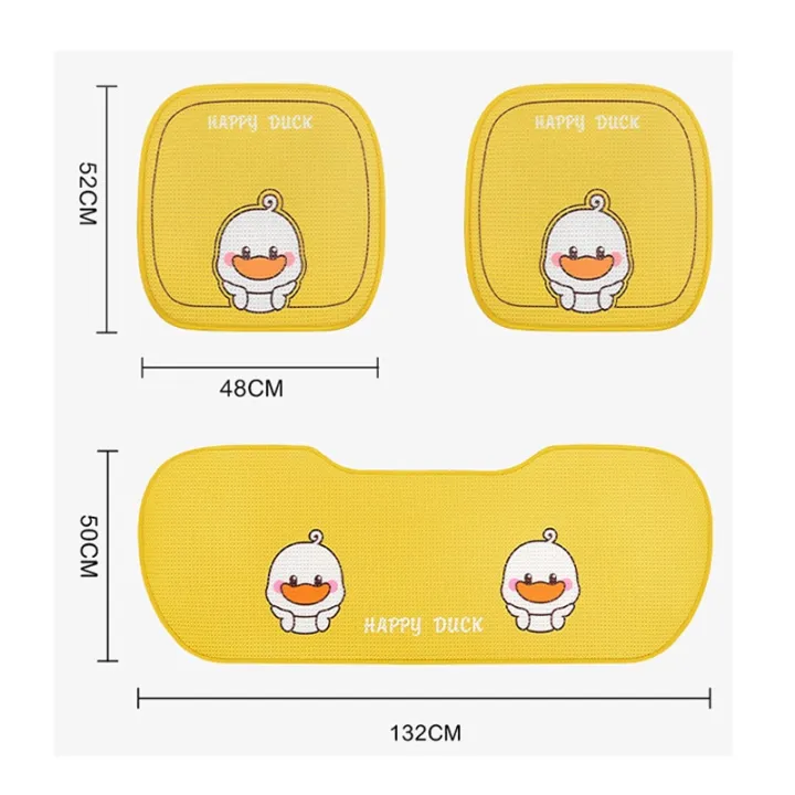 yohei-เบาะรองนั่งรถยนต์-ลายการ์ตูน-ใส่สบายกันลื่นระบายอากาศ-เบาะรองนั่งด้านหน้า