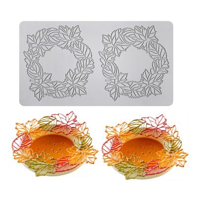 【lz】❅✴  Silicone Cake Lace Mold para decoração Flower Wreath Border Decoration Kitchen Baking Tool Bakeware
