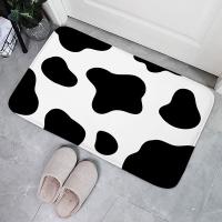 Cow Stria Tiger Striped Pattern Kitchen Bath Entrance Door Mat Bedroom Anti-Slip Absorbent Home Decor Coral Rug Carpet Doormat